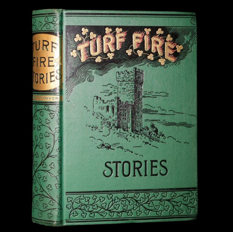 1890 Rare Book - Turf-Fire Stories and Fairy Tales of Ireland by Barry O’Connor