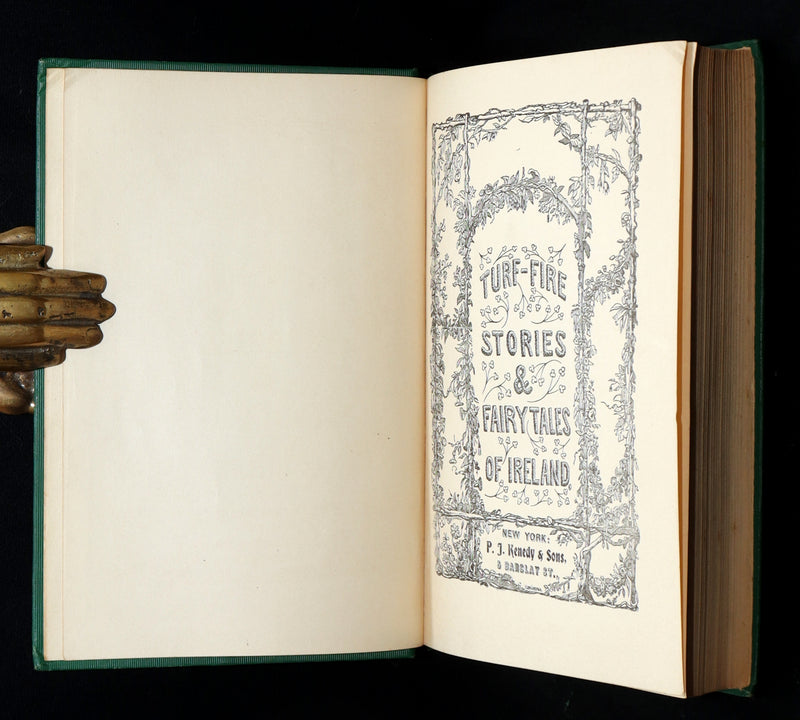 1890 Rare Book - Turf-Fire Stories and Fairy Tales of Ireland by Barry O’Connor