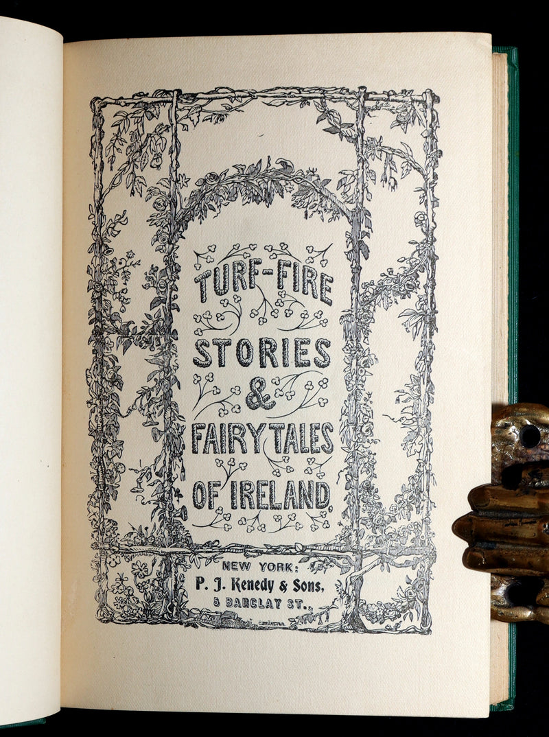 1890 Rare Book - Turf-Fire Stories and Fairy Tales of Ireland by Barry O’Connor