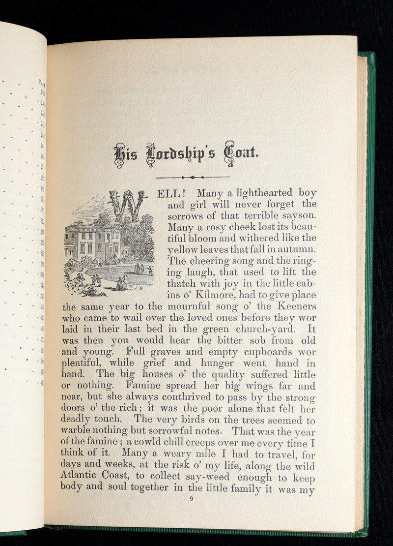 1890 Rare Book - Turf-Fire Stories and Fairy Tales of Ireland by Barry O’Connor