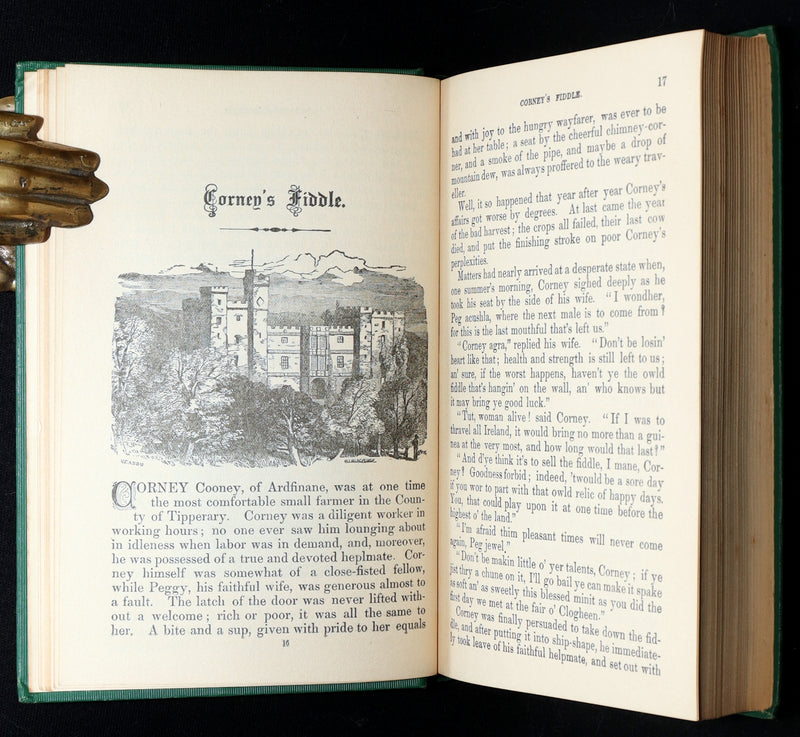 1890 Rare Book - Turf-Fire Stories and Fairy Tales of Ireland by Barry O’Connor