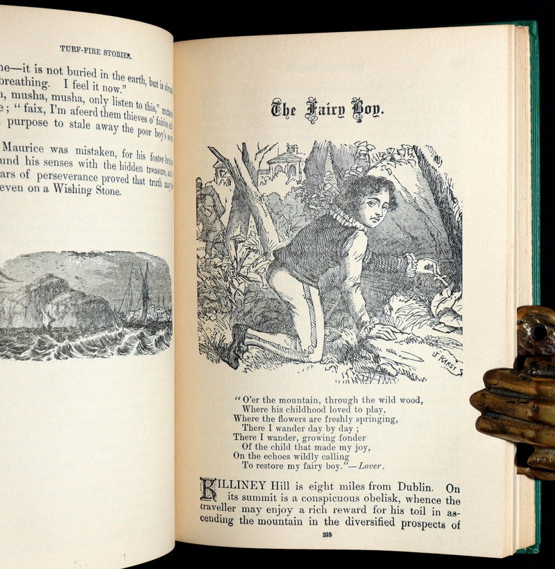 1890 Rare Book - Turf-Fire Stories and Fairy Tales of Ireland by Barry O’Connor