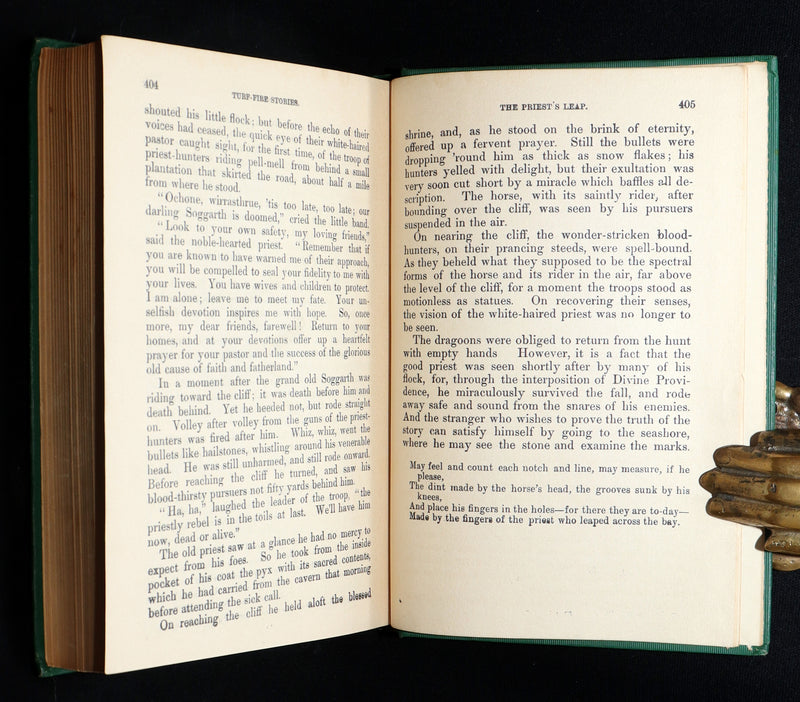 1890 Rare Book - Turf-Fire Stories and Fairy Tales of Ireland by Barry O’Connor