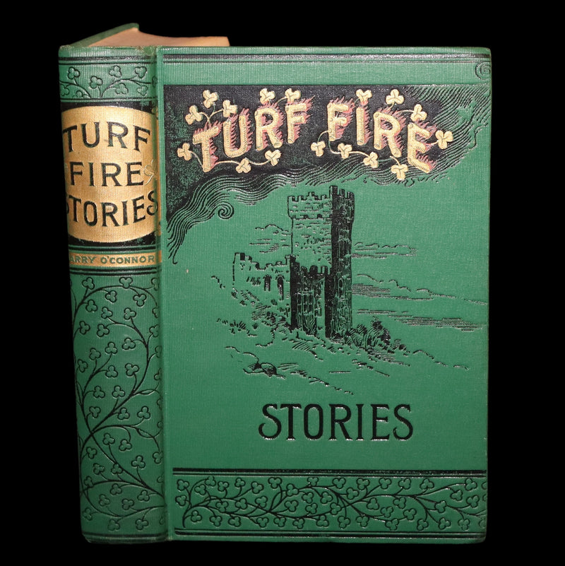 1890 Rare Book - Turf-Fire Stories and Fairy Tales of Ireland by Barry O’Connor