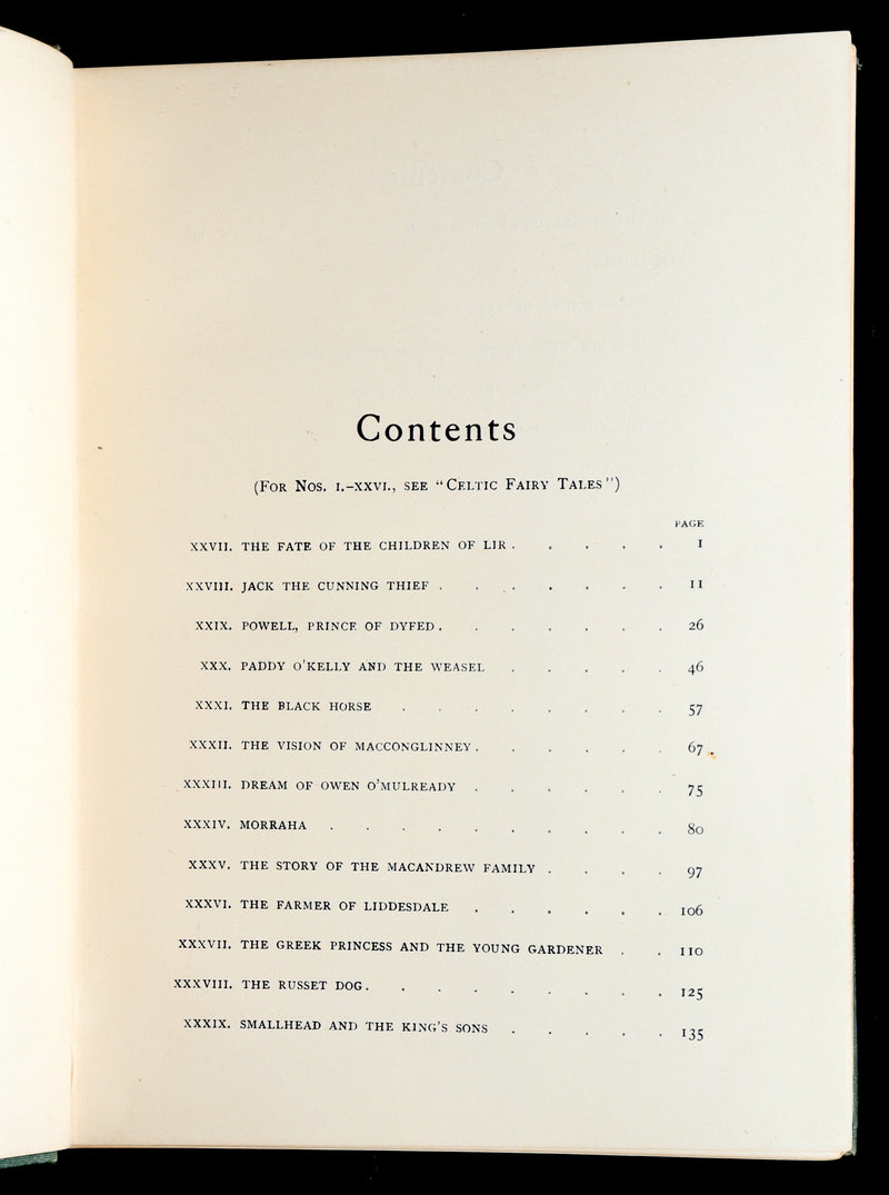 1895 Rare Book - More Celtic Fairy Tales by J. Jacobs Illustrated by J.D. Batten