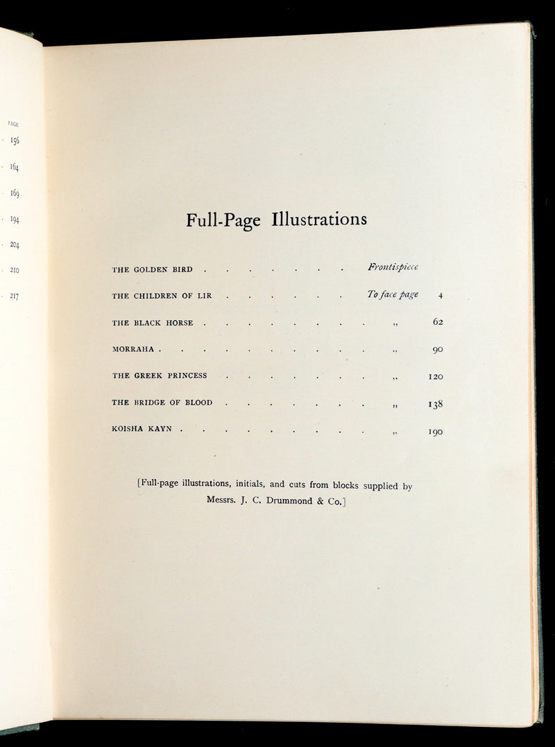 1895 Rare Book - More Celtic Fairy Tales by J. Jacobs Illustrated by J.D. Batten