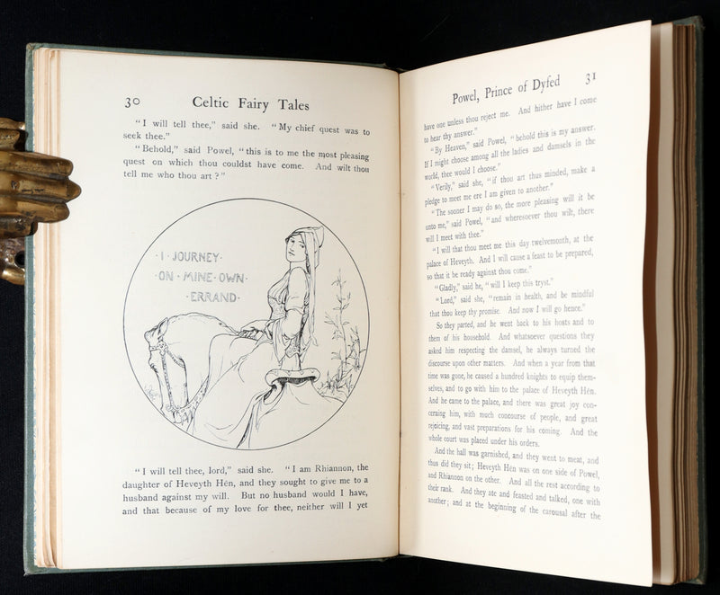 1895 Rare Book - More Celtic Fairy Tales by J. Jacobs Illustrated by J.D. Batten