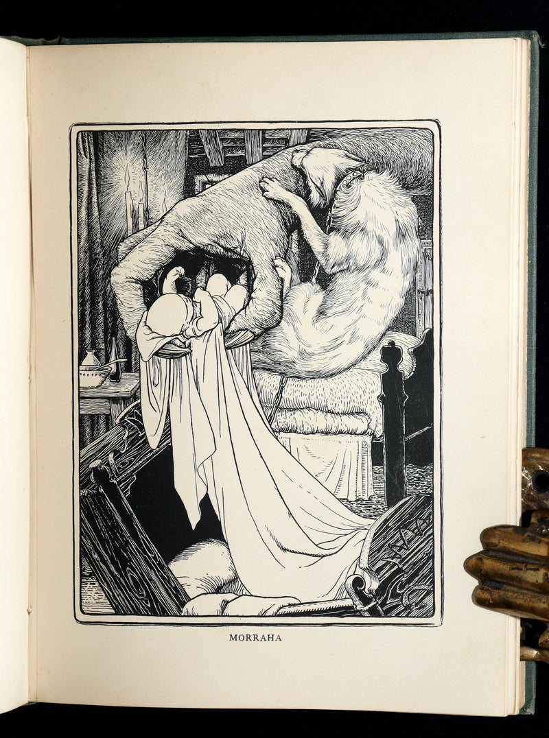 1895 Rare Book - More Celtic Fairy Tales by J. Jacobs Illustrated by J.D. Batten