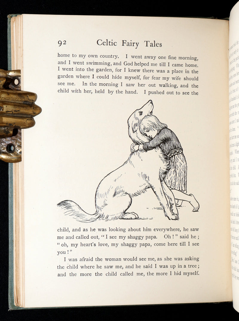 1895 Rare Book - More Celtic Fairy Tales by J. Jacobs Illustrated by J.D. Batten
