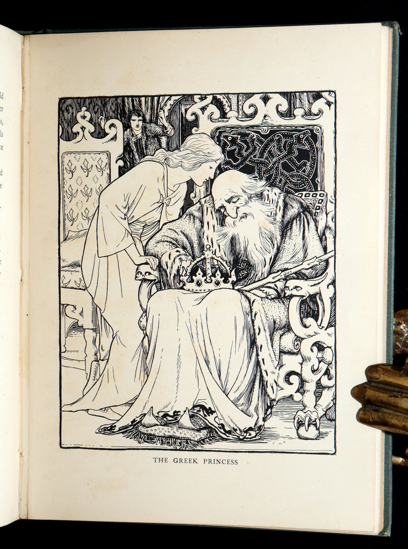 1895 Rare Book - More Celtic Fairy Tales by J. Jacobs Illustrated by J.D. Batten