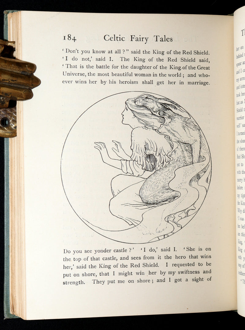 1895 Rare Book - More Celtic Fairy Tales by J. Jacobs Illustrated by J.D. Batten