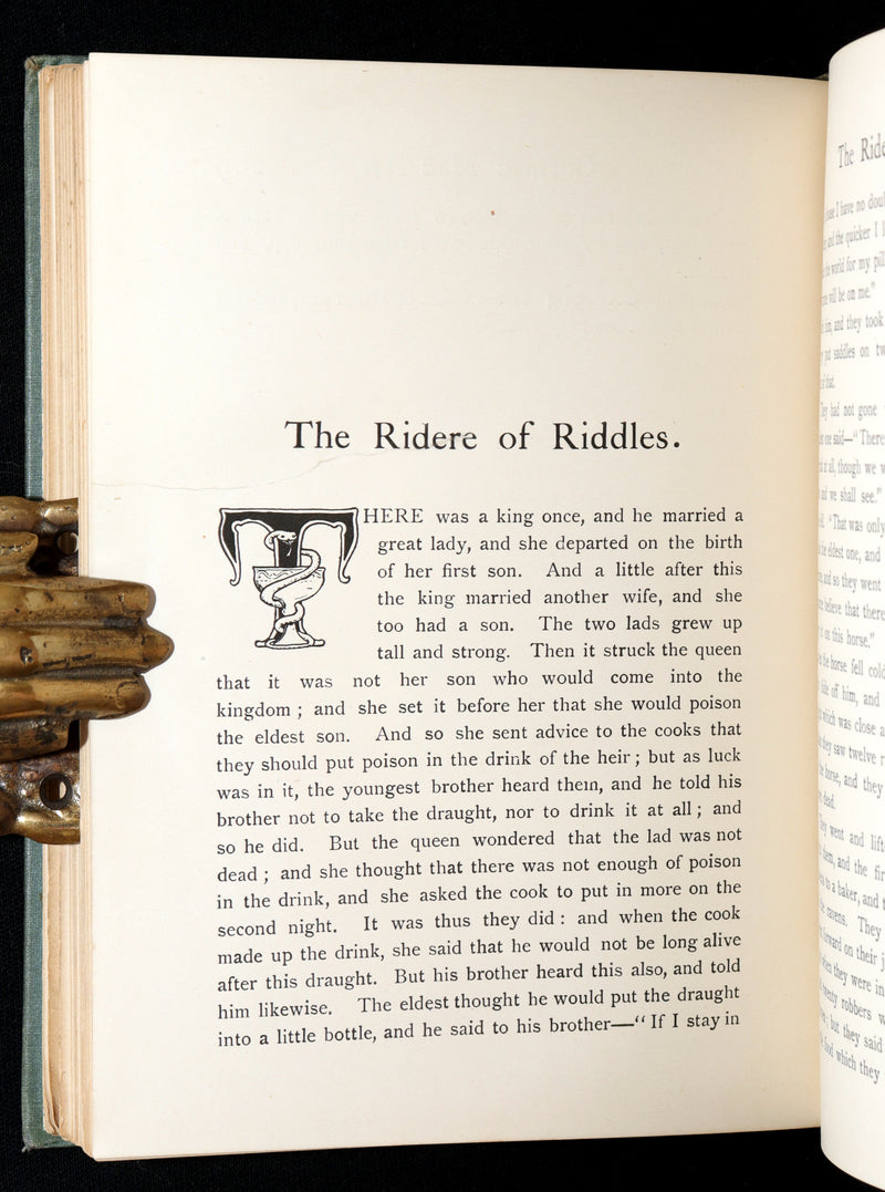 1895 Rare Book - More Celtic Fairy Tales by J. Jacobs Illustrated by J.D. Batten