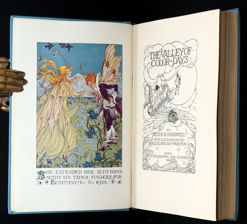 1924 First Edition - The Valley of Color-Days Illustrated by Alice Bolam Preston