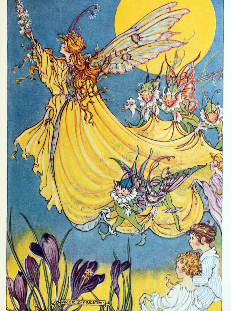 1924 First Edition - The Valley of Color-Days Illustrated by Alice Bolam Preston