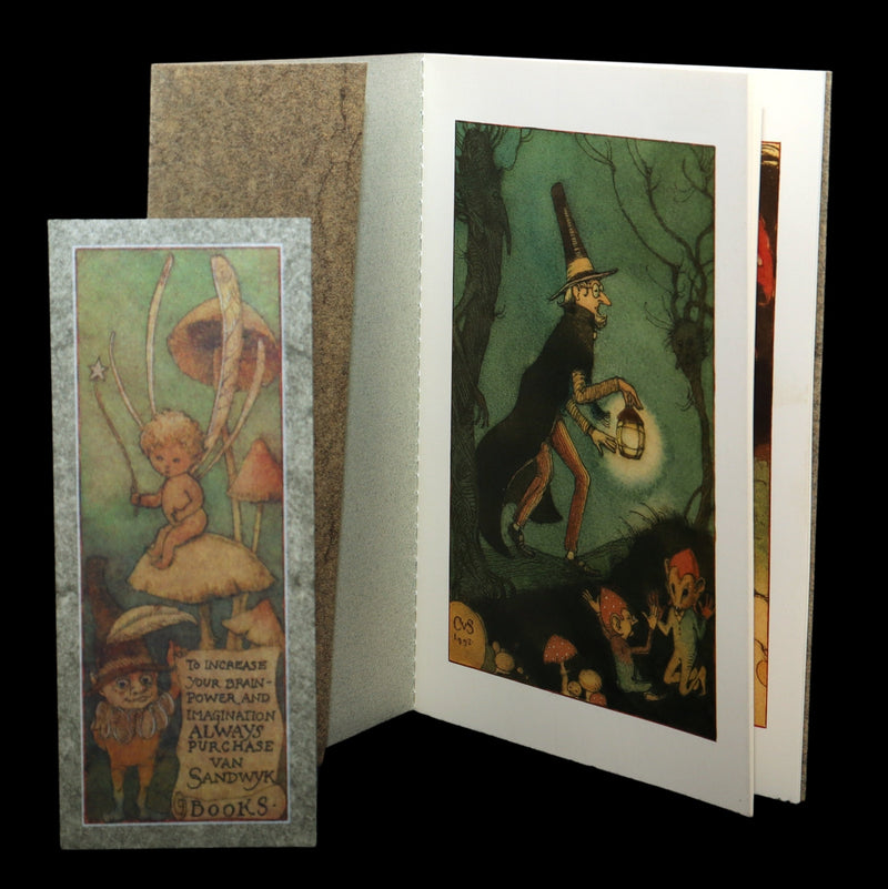 1993 Scarce First Edition- How to See Fairies by Charles van Sandwyk + Bookmark