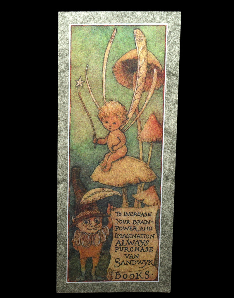 1993 Scarce First Edition- How to See Fairies by Charles van Sandwyk + Bookmark