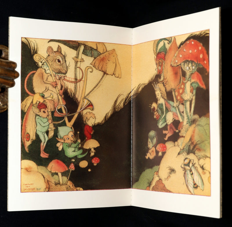 1993 Scarce First Edition- How to See Fairies by Charles van Sandwyk + Bookmark