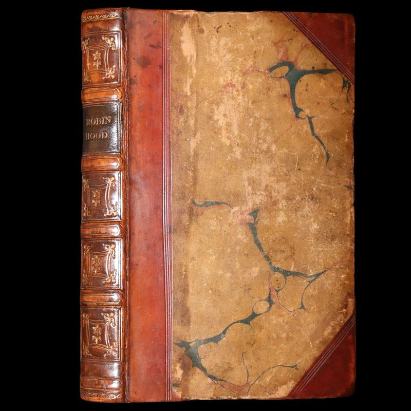 1823 Scarce Book - Robin Hood: A Collection of the Ancient Poems, Songs, Ballads