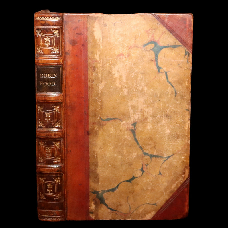 1823 Scarce Book - Robin Hood: A Collection of the Ancient Poems, Songs, Ballads