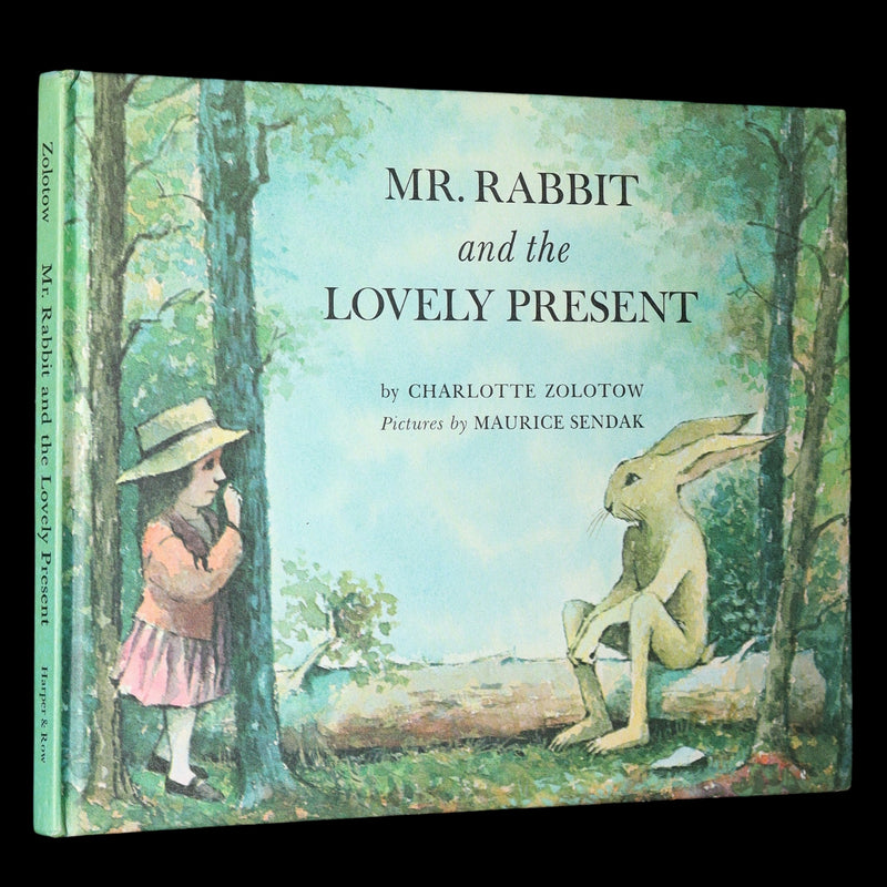 1962 Rare Signed Book - Mr. Rabbit and the Lovely Present by Maurice Sendak