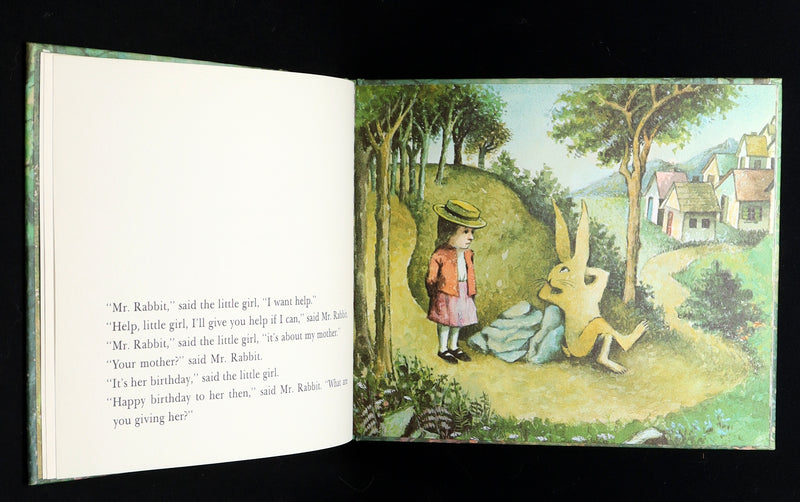 1962 Rare Signed Book - Mr. Rabbit and the Lovely Present by Maurice Sendak