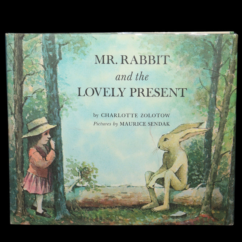 1962 Rare Signed Book - Mr. Rabbit and the Lovely Present by Maurice Sendak