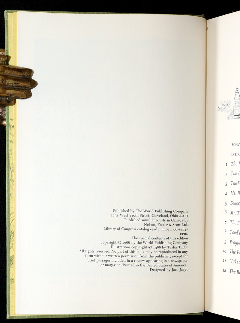 1966 First Edition - The Wind in the Willows illustrated by Tasha Tudor