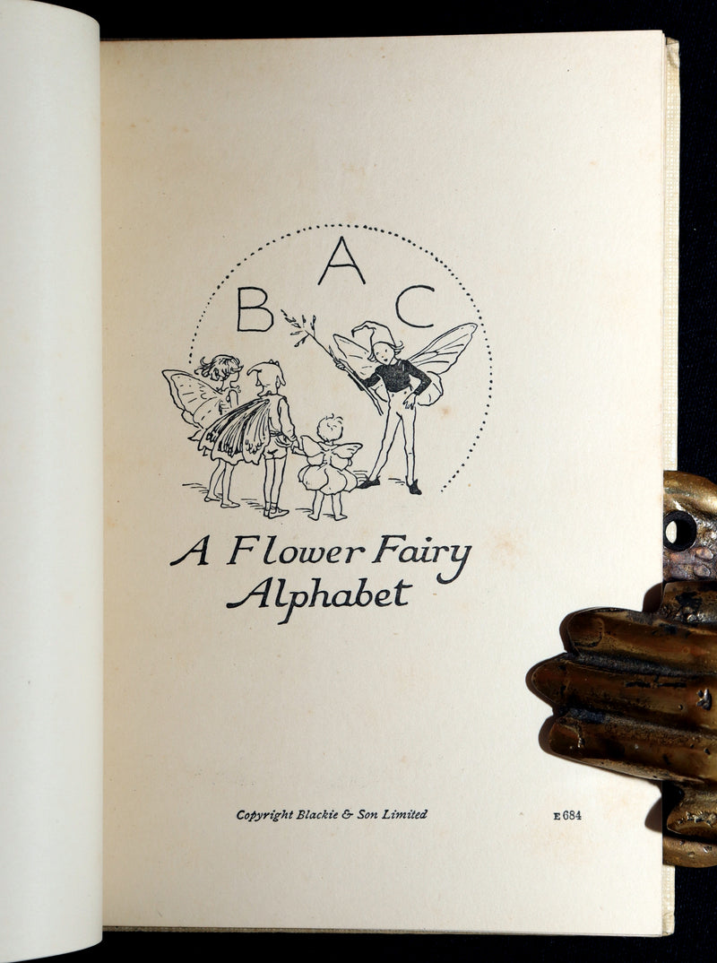 1934 Rare First Edition - A Flower Fairy Alphabet by Cicely Mary Barker