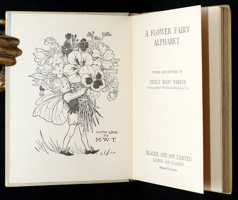 1934 Rare First Edition - A Flower Fairy Alphabet by Cicely Mary Barker