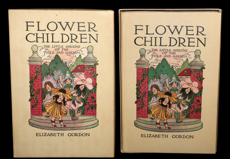 1910 Scarce Book with original Box - Flower Children Illustrated by M.T. Ross