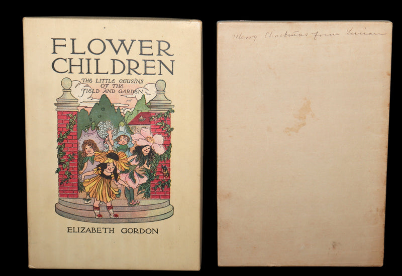 1910 Scarce Book with original Box - Flower Children Illustrated by M.T. Ross