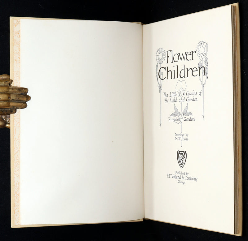 1910 Scarce Book with original Box - Flower Children Illustrated by M.T. Ross