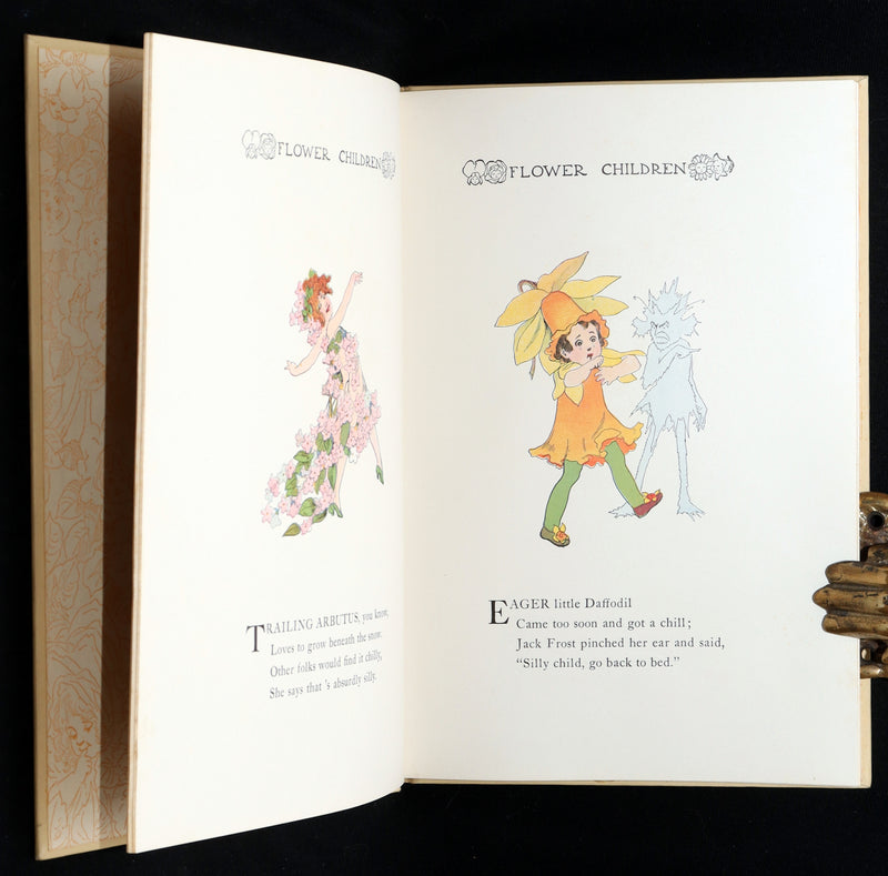 1910 Scarce Book with original Box - Flower Children Illustrated by M.T. Ross
