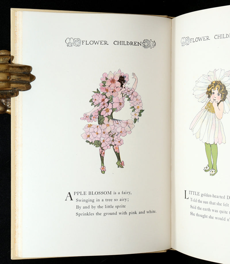 1910 Scarce Book with original Box - Flower Children Illustrated by M.T. Ross