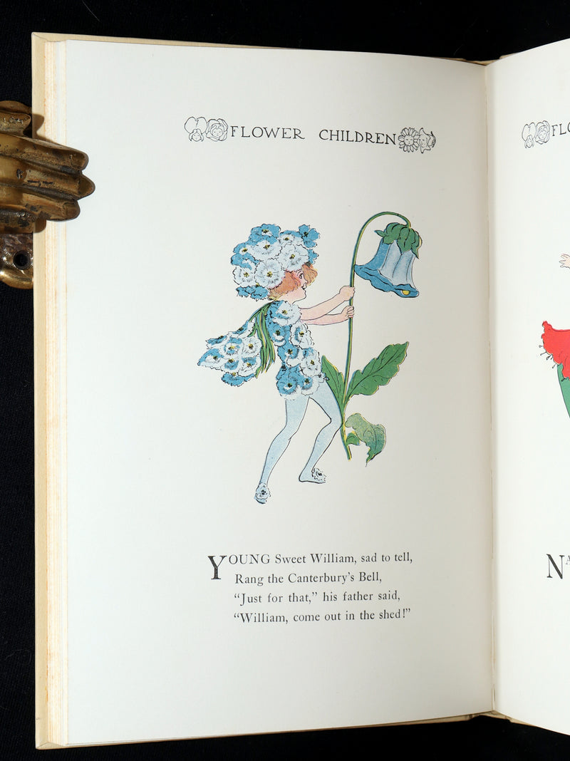 1910 Scarce Book with original Box - Flower Children Illustrated by M.T. Ross
