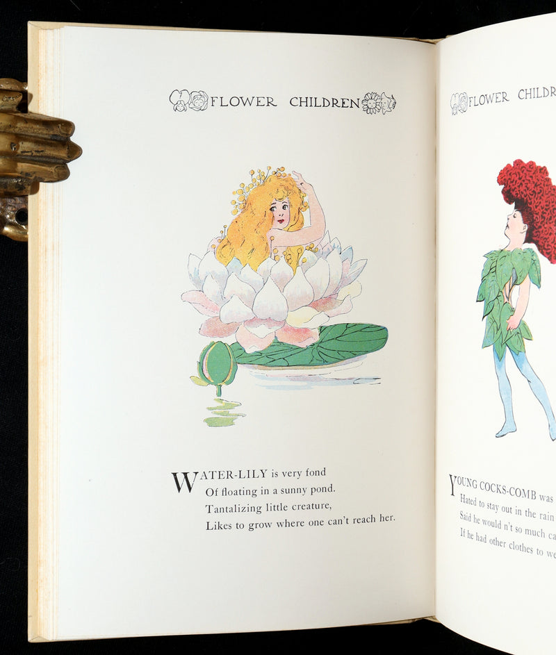 1910 Scarce Book with original Box - Flower Children Illustrated by M.T. Ross
