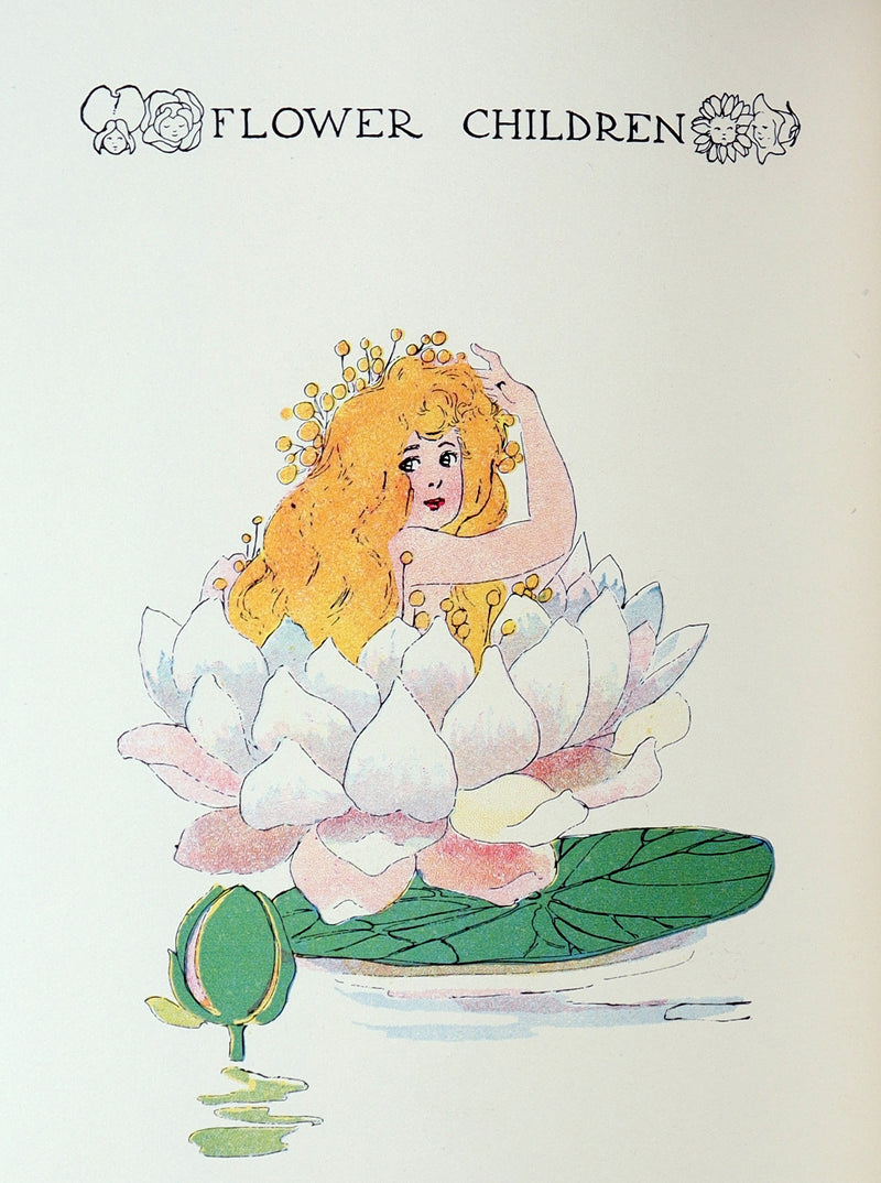 1910 Scarce Book with original Box - Flower Children Illustrated by M.T. Ross