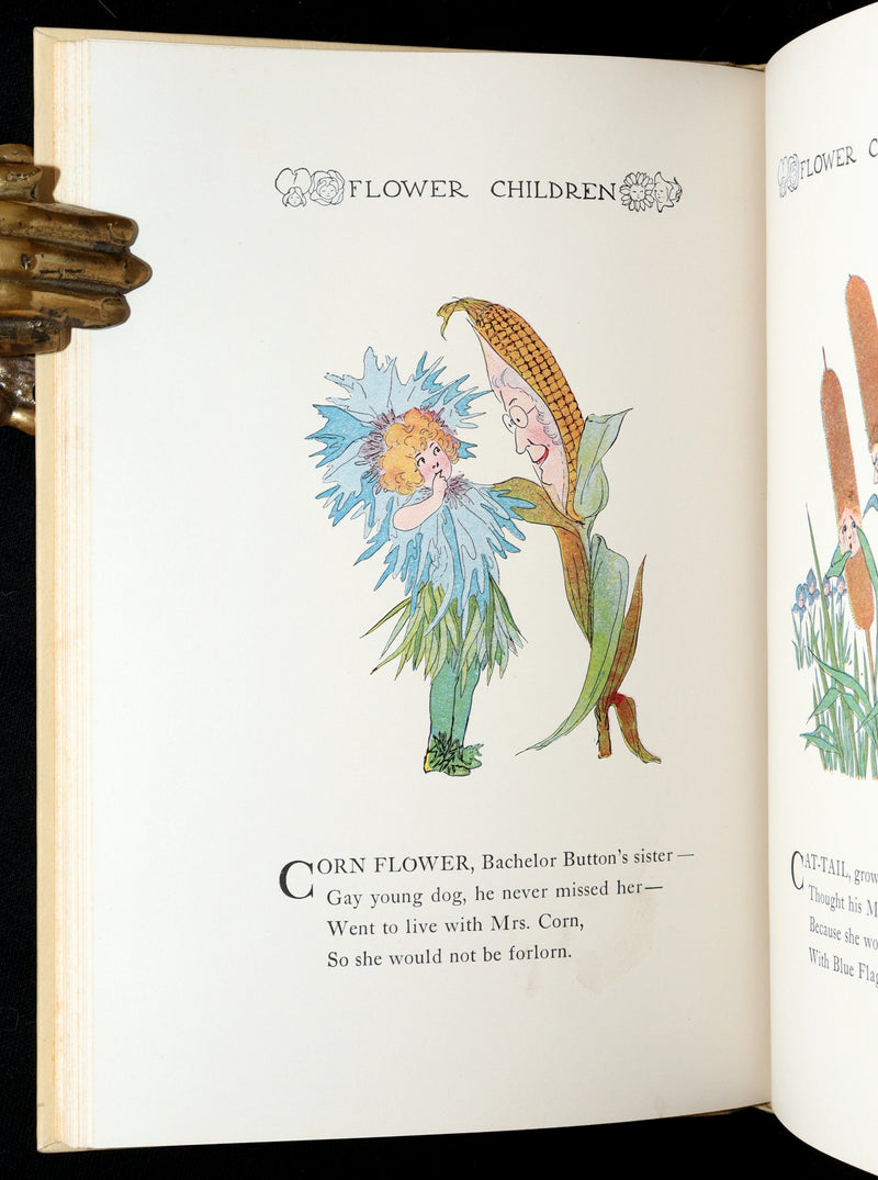1910 Scarce Book with original Box - Flower Children Illustrated by M.T. Ross