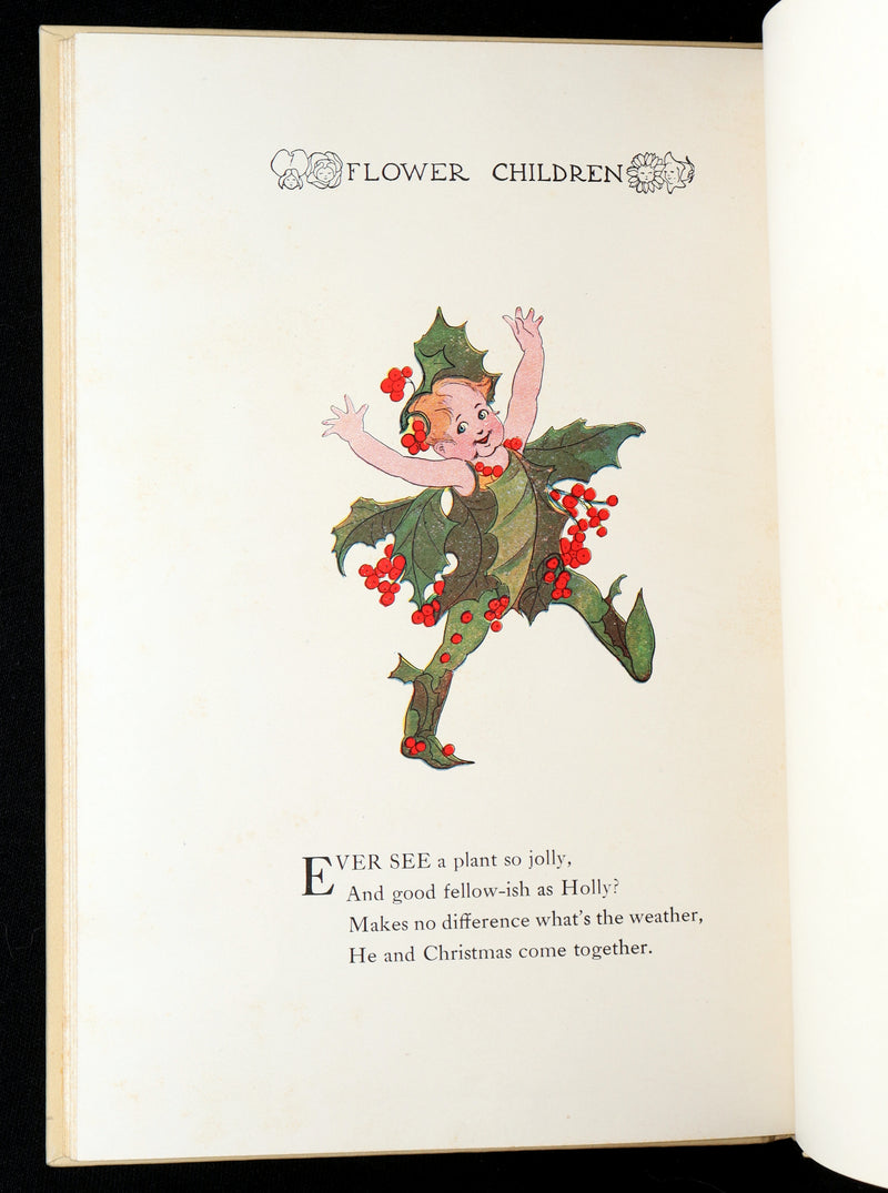 1910 Scarce Book with original Box - Flower Children Illustrated by M.T. Ross