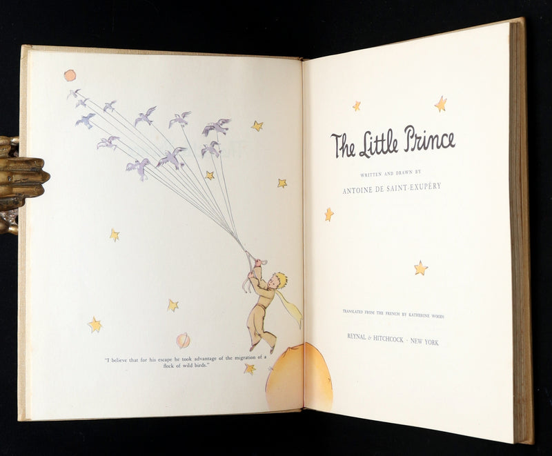 1943 First Edition, 6th printing - The Little Prince by Antoine De Saint-Exupery