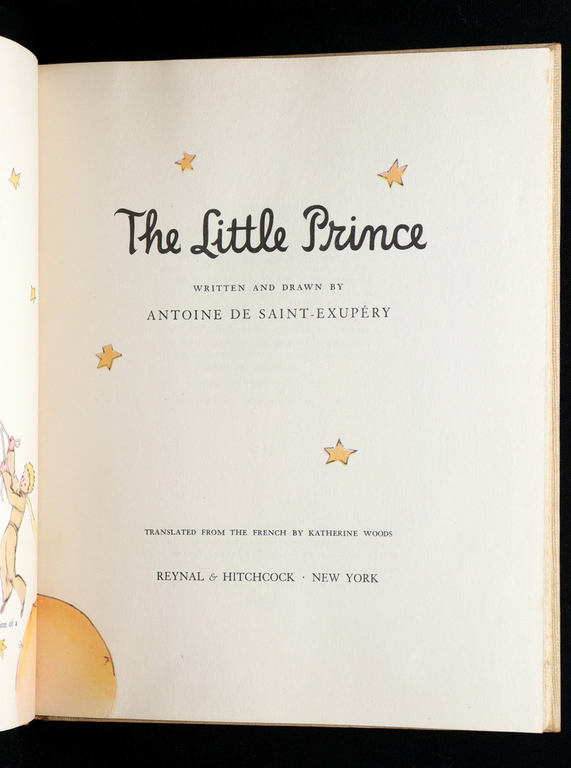 1943 First Edition, 6th printing - The Little Prince by Antoine De Saint-Exupery