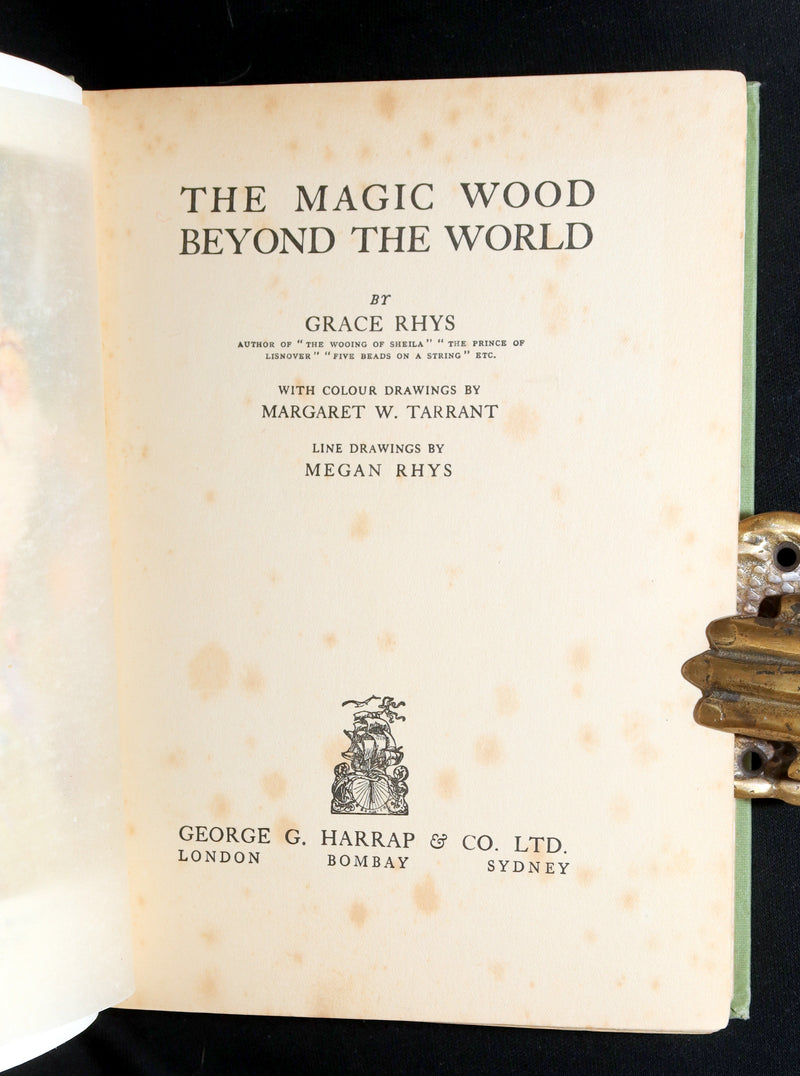1931 Scarce book -The Magic Wood Beyond the World by Margaret W. Tarrant