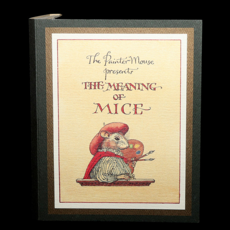 2002 Scarce Signed 1stED - The Meaning of Mice by Charles van Sandwyk.