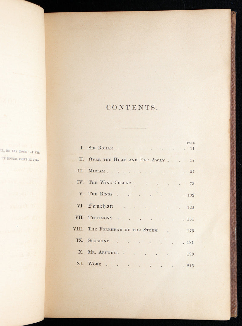 1860 Gothic 1stED - Sir Rohan’s Ghost by Harriet Elizabeth Prescott Spofford