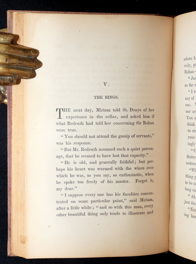 1860 Gothic 1stED - Sir Rohan’s Ghost by Harriet Elizabeth Prescott Spofford