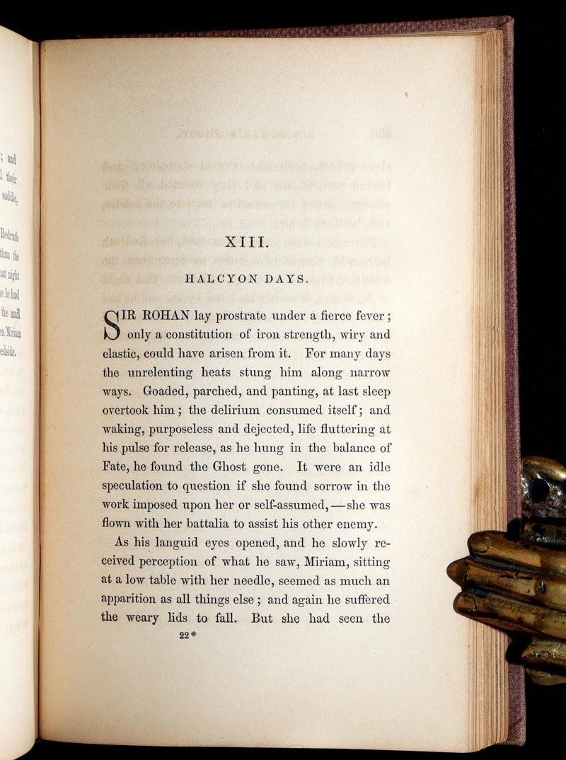 1860 Gothic 1stED - Sir Rohan’s Ghost by Harriet Elizabeth Prescott Spofford