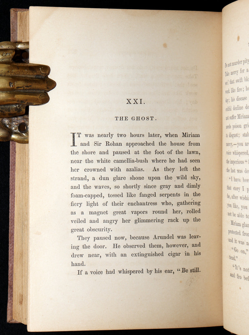 1860 Gothic 1stED - Sir Rohan’s Ghost by Harriet Elizabeth Prescott Spofford