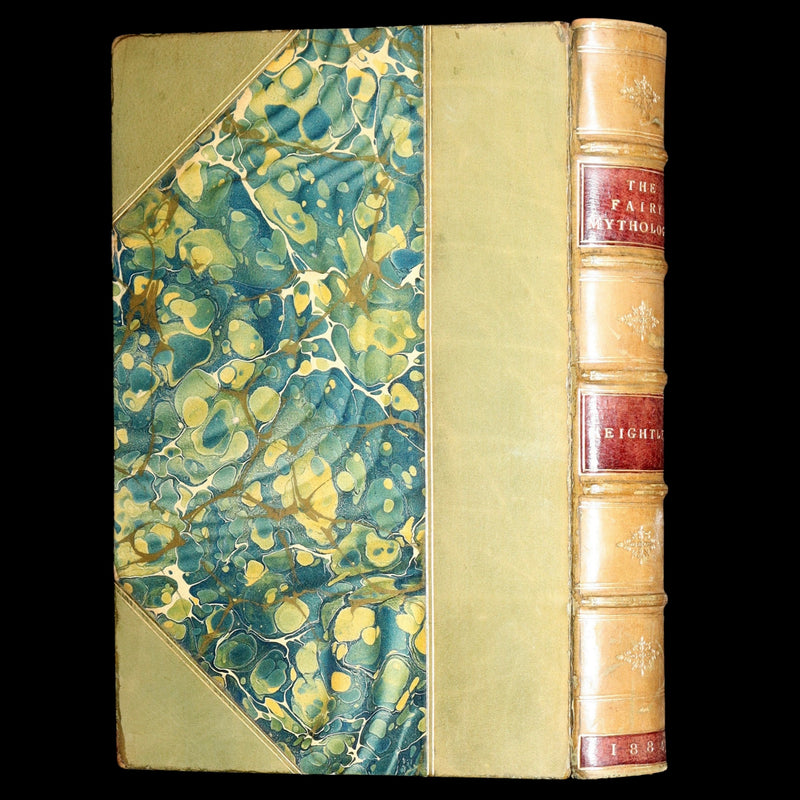 1884 Rare Victorian Book - The Fairy Mythology by Thomas Keightley