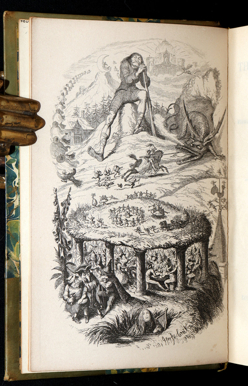 1884 Rare Victorian Book - The Fairy Mythology by Thomas Keightley