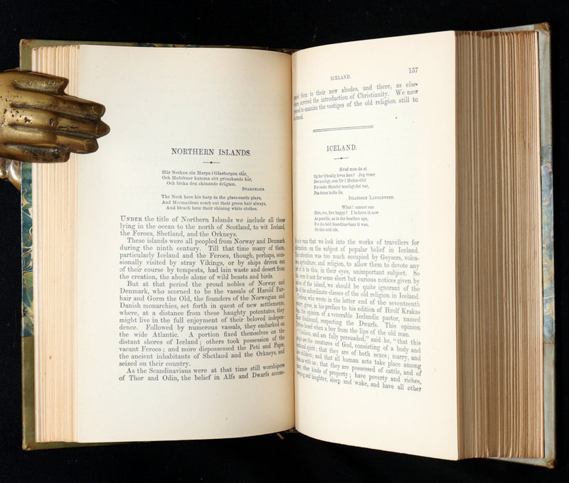 1884 Rare Victorian Book - The Fairy Mythology by Thomas Keightley